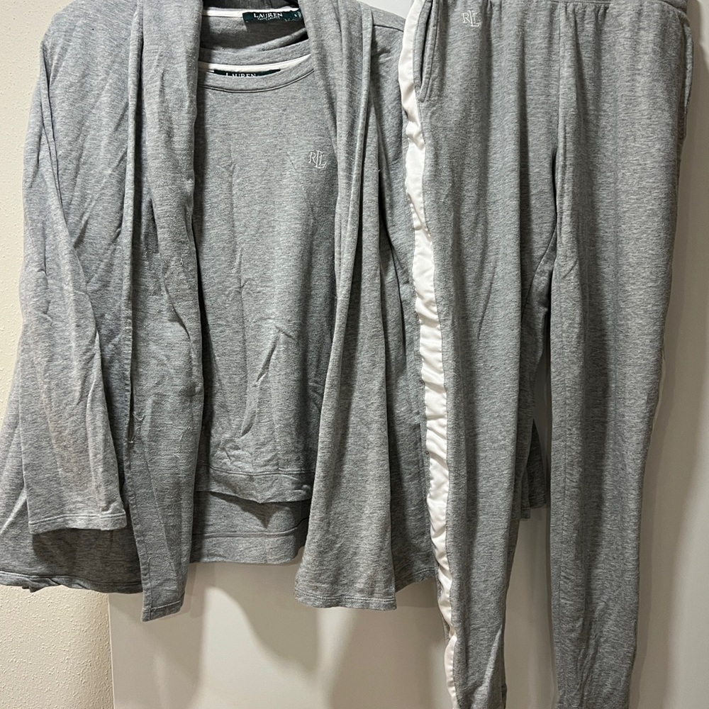 Ralph Lauren Heather Gray Lounge Set - Picture 4 of 8